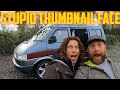 Forced to go camping  van camping isle of wight  not a vegan  bluetti ac 200l