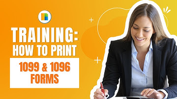 Brokers & Staff Training: Print 1099 & 1096 Forms