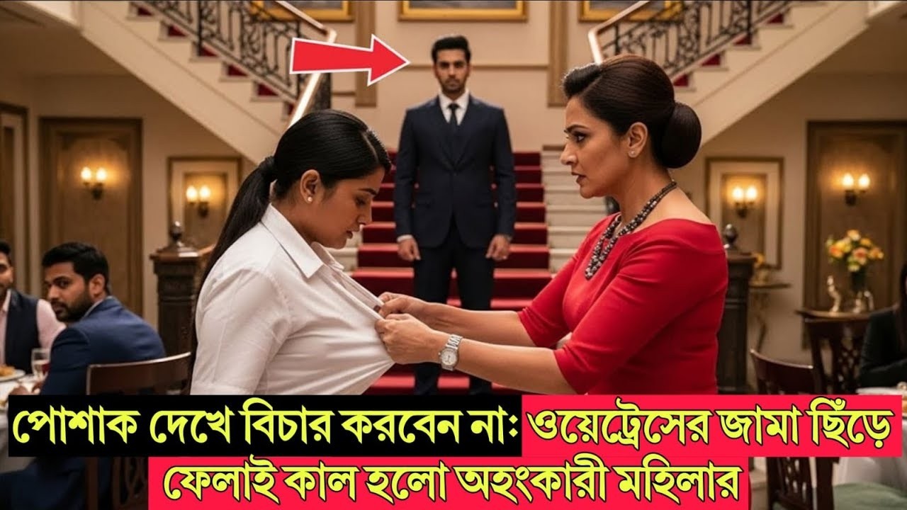 একজন অহংকারী মহিলা তার পোশাক ছিঁড়ে ফেলেছিল, ভেবেছিল... কিন্তু তার কোটিপতি স্বামী ছিল...