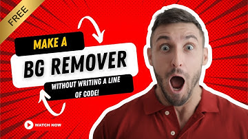 I created a Background Remover without writing any code!
