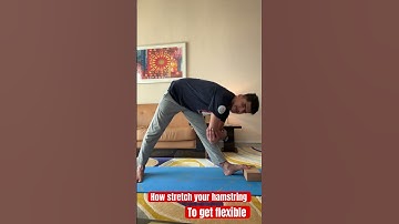 Stretching hamstring can make you flexible and give you a proper relaxation ￼