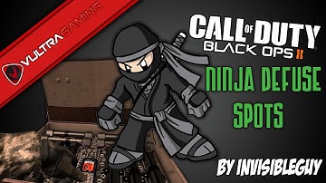 Black Ops 2: Ninja Defuse Spots (Plaza, Raid) | By invisibleguysclan