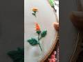 easy flower hand embroidery #embroidery #cute