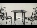 International Caravan Mandalay Wrought Iron Patio Bistro Set - Product Review Video International Caravan Mandalay Wrought Iron Patio Bistro Set - Product Review Video