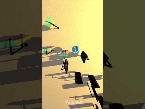 Colorful 3D Ball Melody Mesmerizing Sounds Shortsfeed Shorts Viralvideo