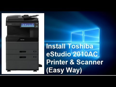 how to install toshiba printer drivers