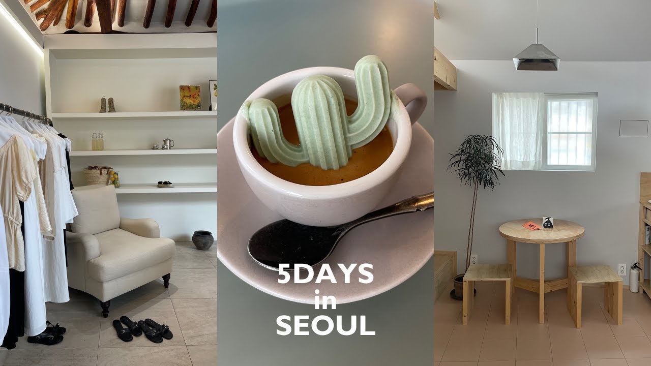 SEOUL）韓国旅行vlog：4泊5日でカフェ/ショッピング/グルメ/ヘッドスパを満喫