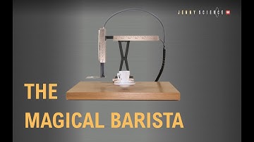 The Science Behind The Magical Barista | Floating Coffee Cup by Jenny Science