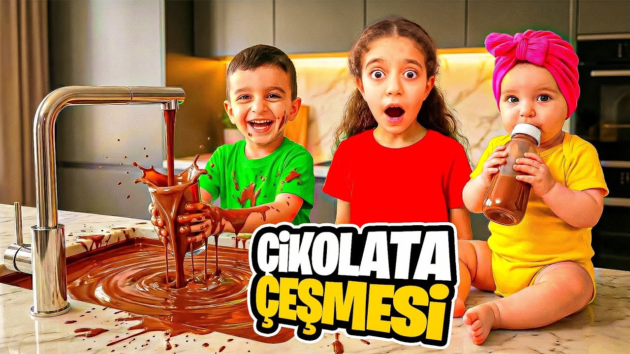 POYRAZ ELİF EVDEKİ MUSLUKLARDAN ÇİKOLATA AKIYOR!!RÜYA MI GERÇEK Mİ!!!!