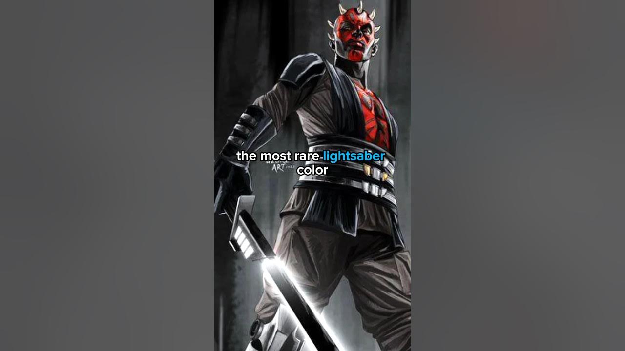 What Is The Most Rare Lightsaber Color? YouTube