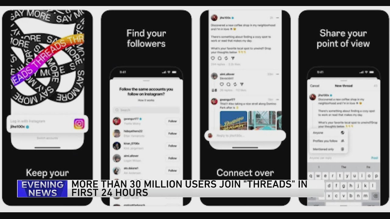 More than 30 million users join 'Threads' in first 24 hours