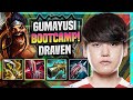 GUMAYUSI CRAZY DRAVEN GAME IN WORLDS BOOTCAMP! - T1 Gumayusi Plays Draven ADC vs Aphelios!