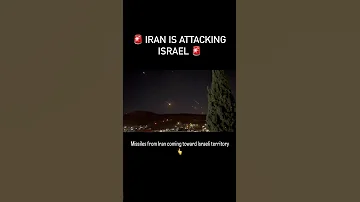 IRAN ATTACKED ISRAEL WITH NEARLY 200 MISSILES 