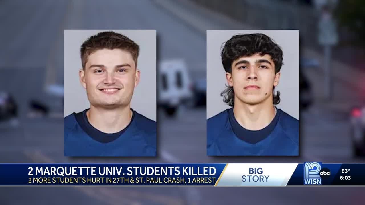 Marquette University students mourn classmates killed in car accident