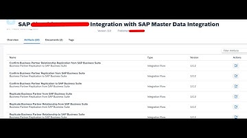 SAP to SAP master data Integration few templates