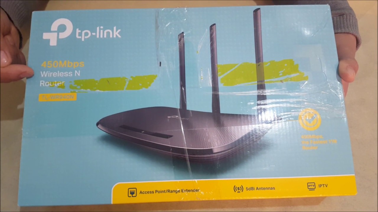 Unboxing t-plink 450mbps wireless N router TL WR940N - YouTube