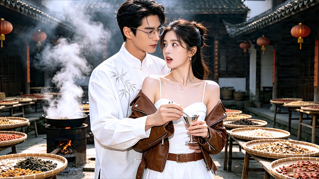 A cool bartender meets a classic TCM successor! By chance, they meet at the century-old ancestral home of a traditional Chinese medicine doctor. She mixes drinks and fools around, but he breaks the rules for her. Through repeated tests, their ambiguous tug-of-war leads to complete succumb! #短剧 #逆袭 #爽剧 #豪门 #shortdramas
