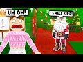 I SPENT 24 HOURS IN SANTA'S HOUSE! (Roblox Bloxburg) Roblox Roleplay