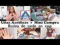 🛒MINI COMPRA ALDI💅Uñas ACRÍLICAS🏠Rutina TARDE en casa