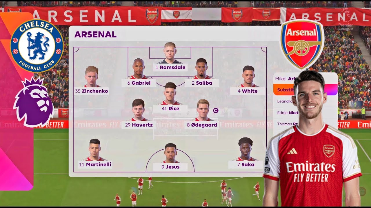 FC 24 | Arsenal vs Chelsea - English Premier League - Gameplay - YouTube