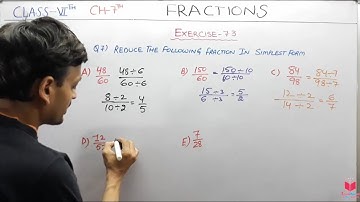 Q7) Ex-7.3 Class 6 Maths Chapter 7 Fractions | Maths Class 6 CBSE NCERT By Apni ClassRoom By Deepak