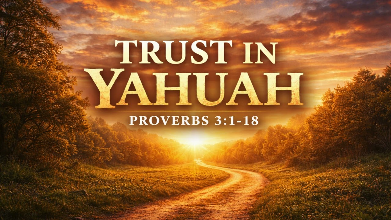PROVERBS 3: 1-18    ----    TRUST IN YAHUAH