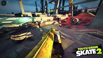 Touchgrind Skate 2: Touch grind 2 - perfect late double impossible!!