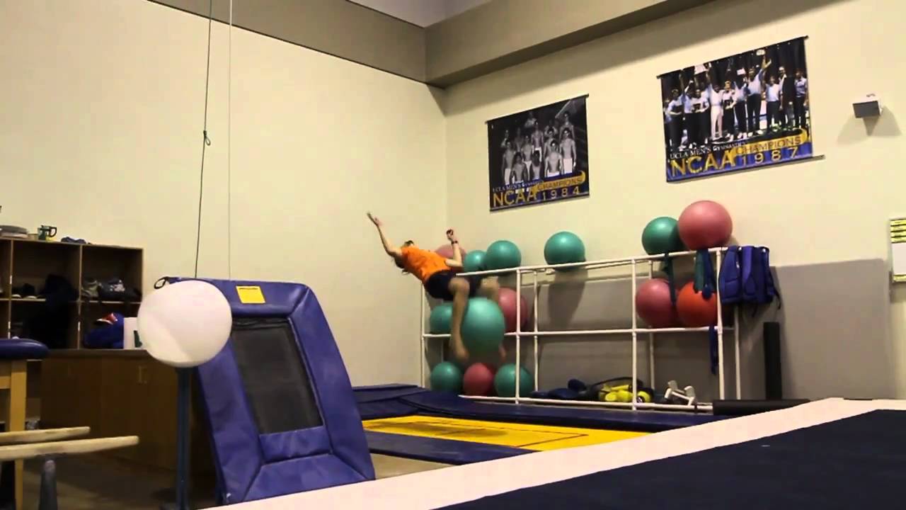 Exercise ball trampoline tricks Canon 7D 60p Test YouTube