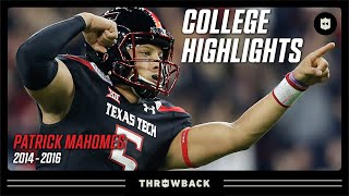 Patrick Mahomes 'Ultimate Air Raid Athlete' Texas Tech Highlights! | College Legends