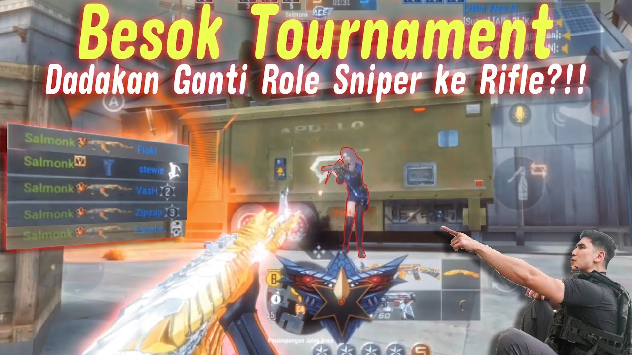 Cross Fire Legends Besok Tournament malah tukar role Sniper Ke Rifle Dadakan?! Kesalahan Fatal?!