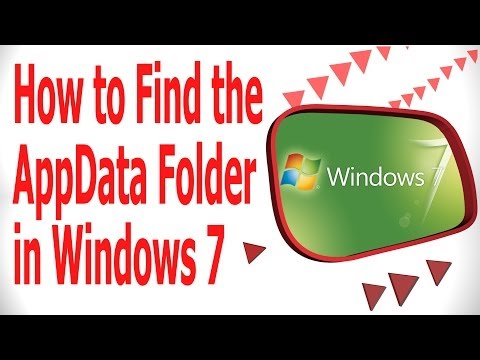 Comment trouver le dossier AppData dans Windows 7