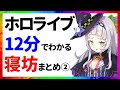 ホロライブ 寝坊まとめ②【12分でわかる切り抜き】