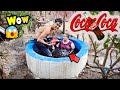 LLENAMOS DE COCACOLA LA PISCINA CACERA DE MI HERMANITA CHOL