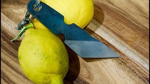 Making a Japanese Kiridashi knife from a old file