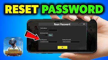 How To Reset Password in PUBG Mobile | Forgot Password