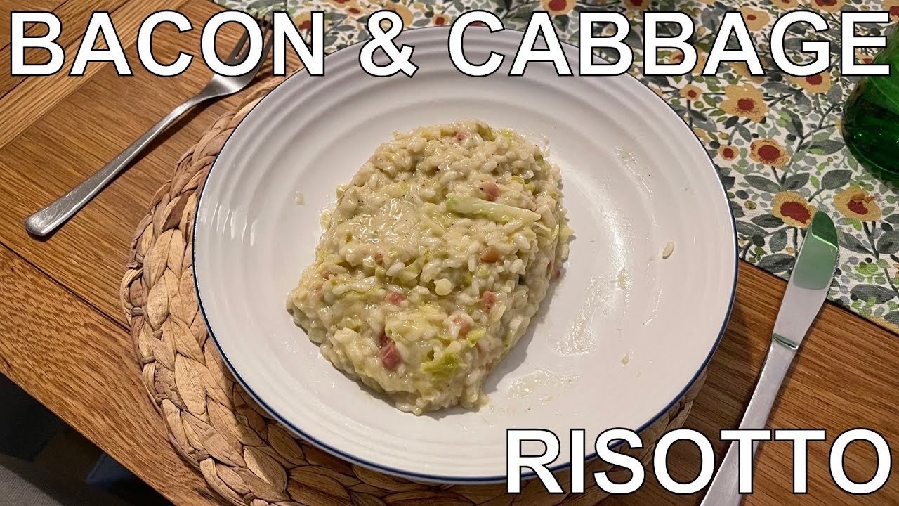 Bacon and Cabbage Risotto - An easy tasty mid week dish - YouTube