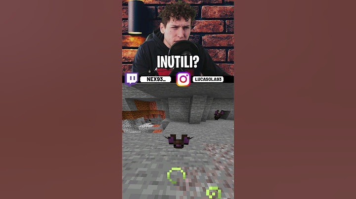 Ecco A COSA SERVONO I PIPISTRELLI su Minecraft ita