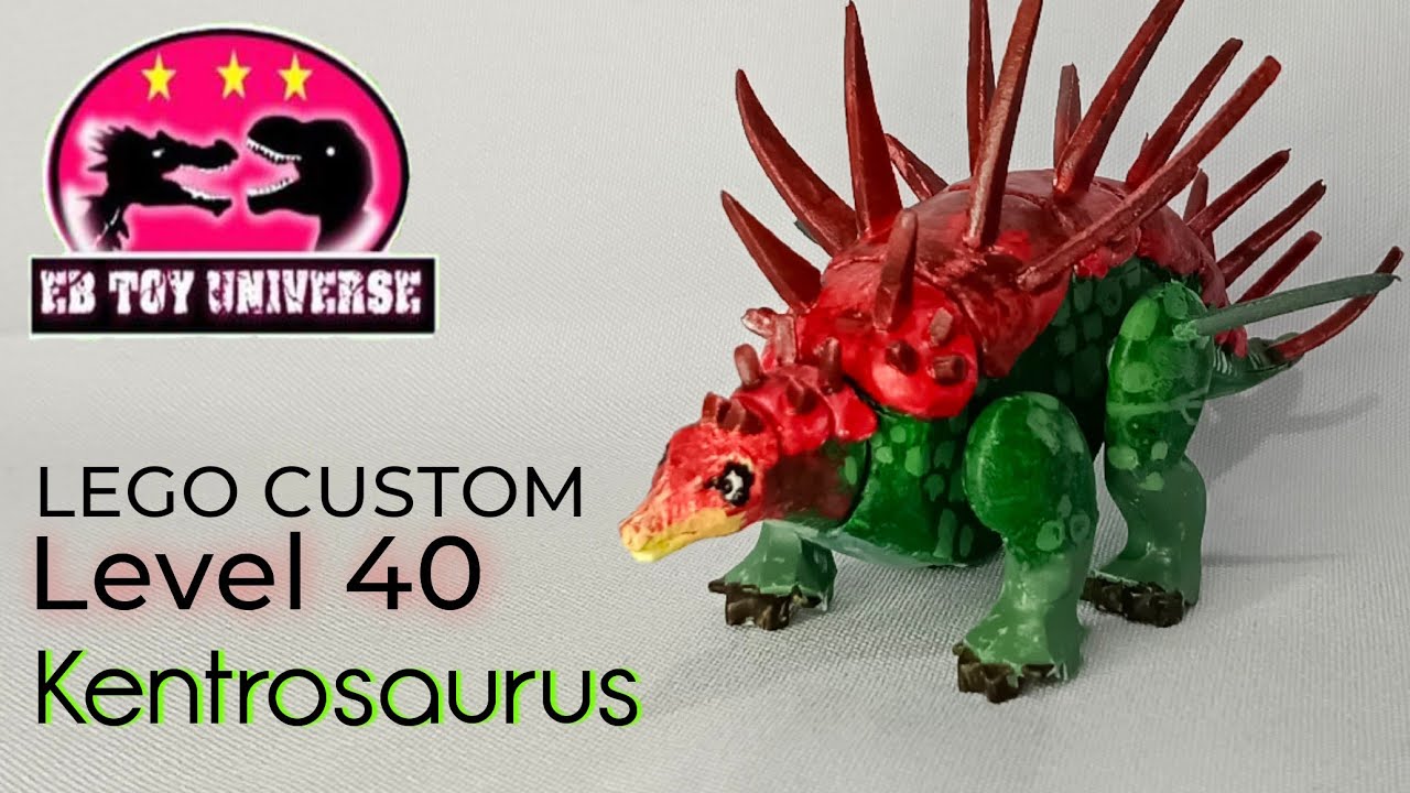 【THE CENTAUR】 CENTAUR ROSE NUMBER JUMPER KENTROSAURUS LEVEL 40 LEGO JURASSIC WORLD THE GAME CUSTOM