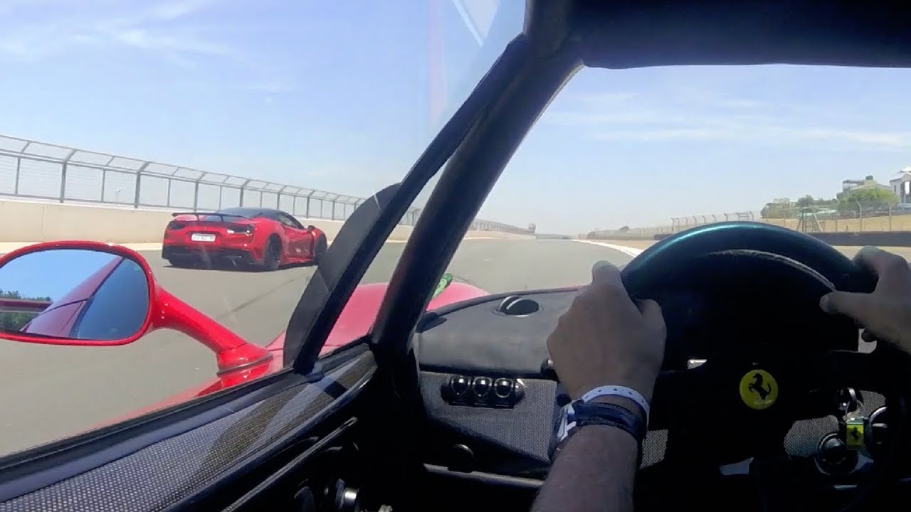 Ferrari F50: POV Drive Around The Racetrack