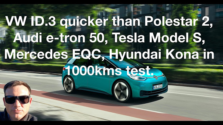 Volkswagen ID.3 1000km test.  VW ID.3 is quicker than a Polestar 2.