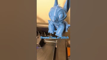 Stitch Round 2! 3D printing on the Voxelab Aries