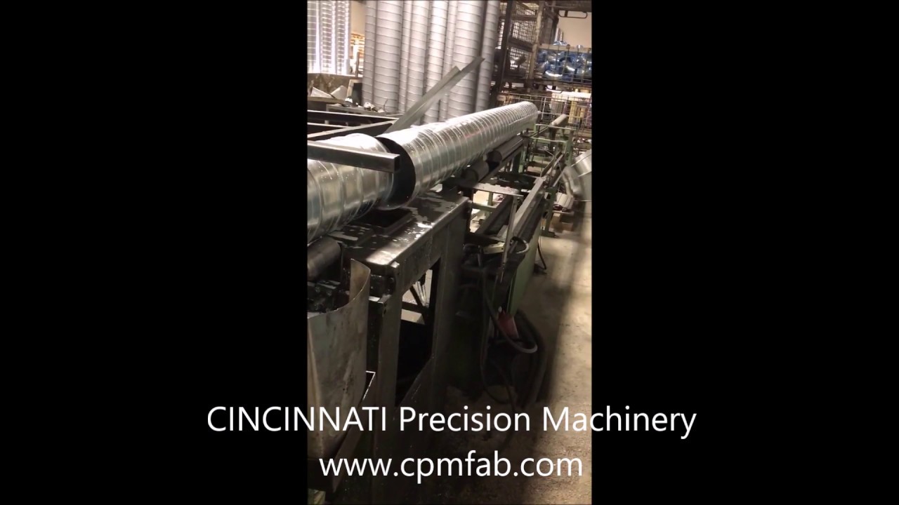 Used Spiral Pipe Machine for HVAC Ductwork SOLD YouTube