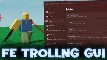 FE Trolling GUI Script - ROBLOX EXPLOITING