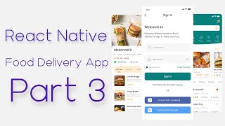 React Native | Food Delivery App | Part 3 | Login Screen | Malayalam