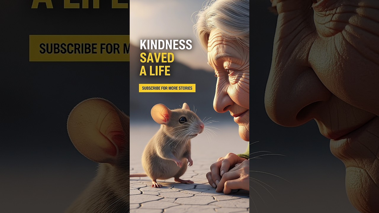 A Kind Grandmother Saved a Mouse’s Life | Emotional Short Story 