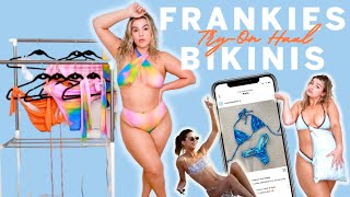 CURVY MIDSIZE FRANKIES BIKINIS TRY ON HAUL ️| LUXURY CELEB SWIMWEAR 