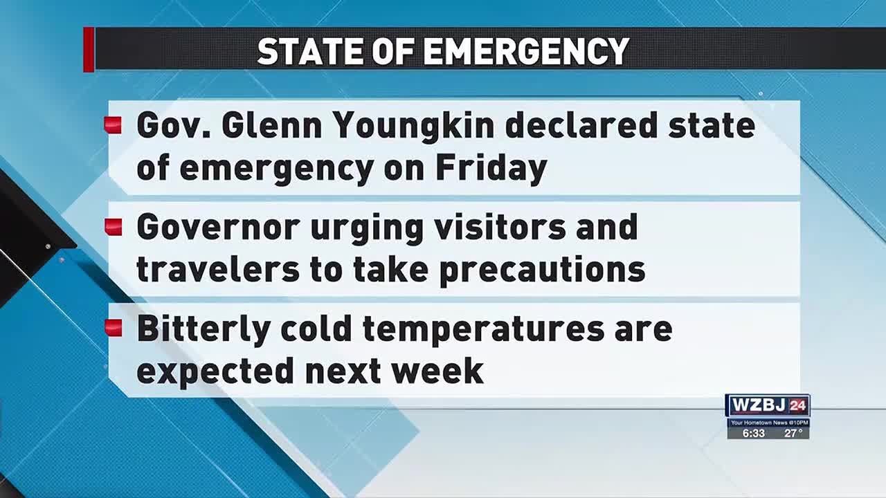 Virginia Under State of Emergency Due to Winter Storm - YouTube