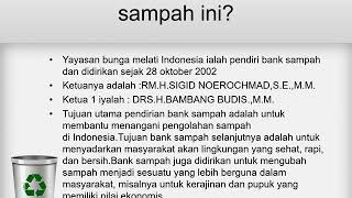GREENPRENEURSHIP - Bank Sampah