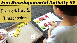 MONTESSORI AT HOME: Counting & Number Recognition Activity screenshot 1