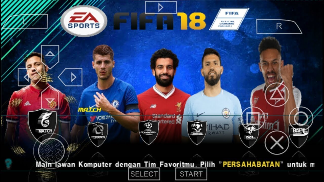 Eno Patch - Updates For PES And FIFA: FIFA 18 MOD PES 2018 PPSSPP